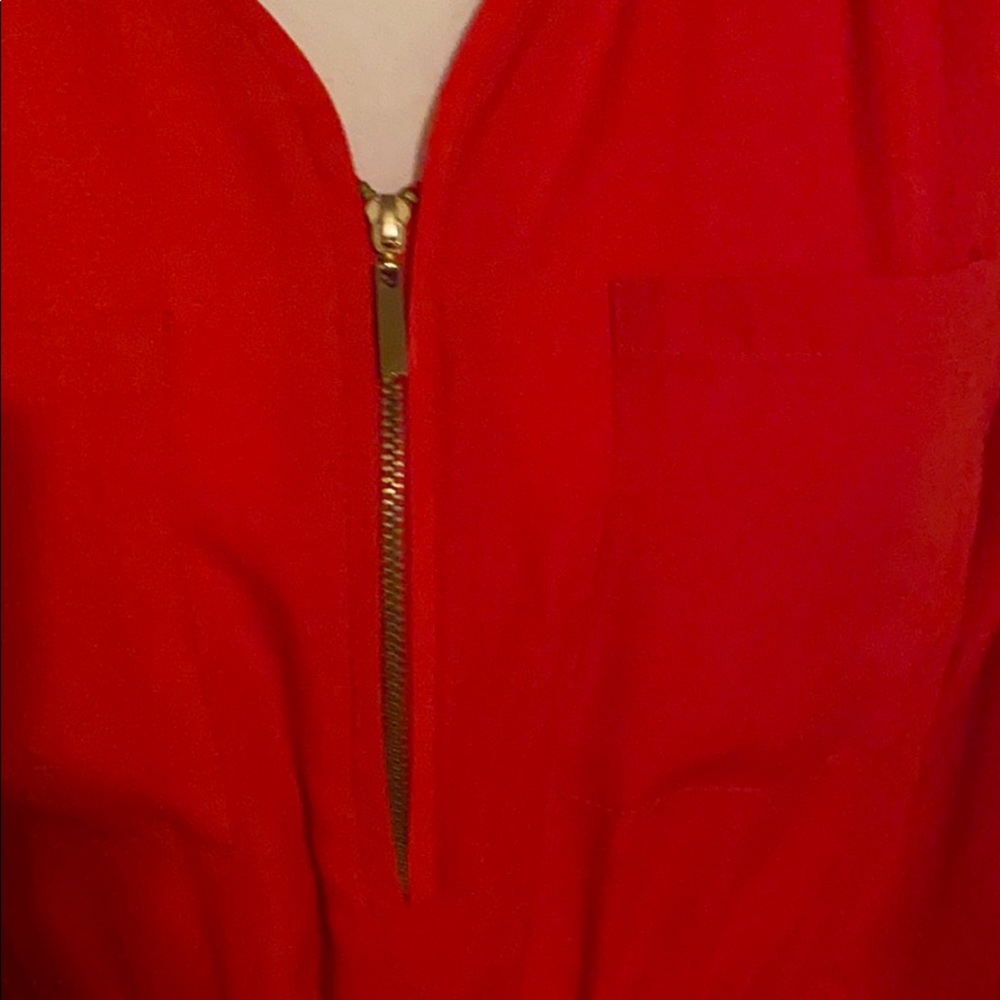 Red Mini Dress - Picture 3 of 4